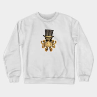 Steampunk Baby Octopus Crewneck Sweatshirt